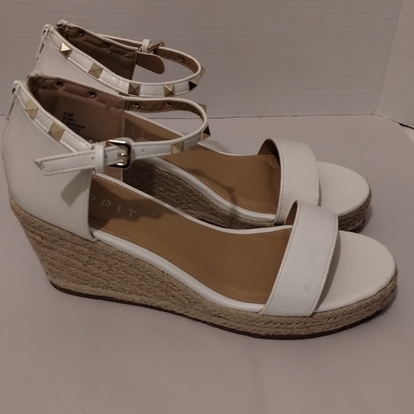 Esprit Romy Studded Espadrille Wedge Sandals - Picture 12 of 15